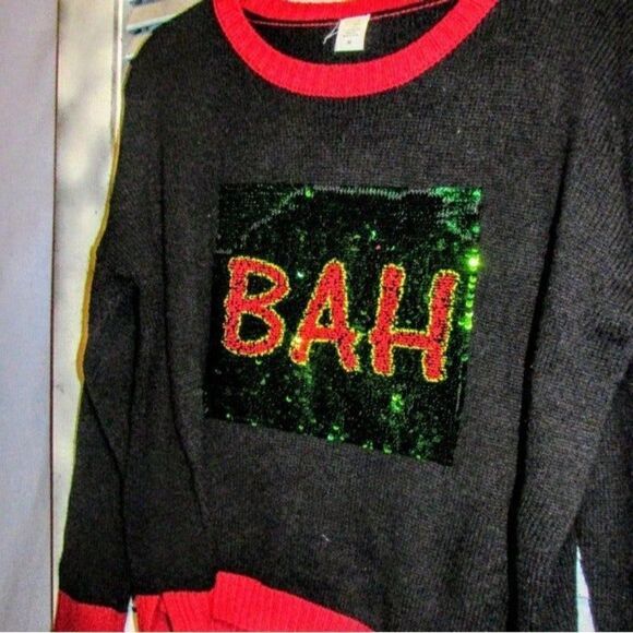 Fashion Ave Knits med Bah Humbug Sweater - Picture 4 of 7